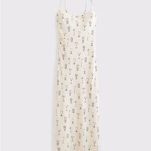 The A&F Julia Slip Maxi Dress Cocktail  Pattern Tall ￼